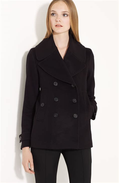 burberry short wool coat|burberry wool and cashmere coat.